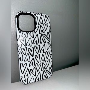 Casely iPhone 13 Pro Max Case - Black Hearts - Used